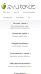 Mobile Screenshot of ievutakas.lt